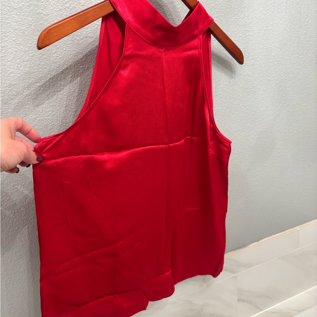 Rails Vibrant Red Sleeveless Blouse
